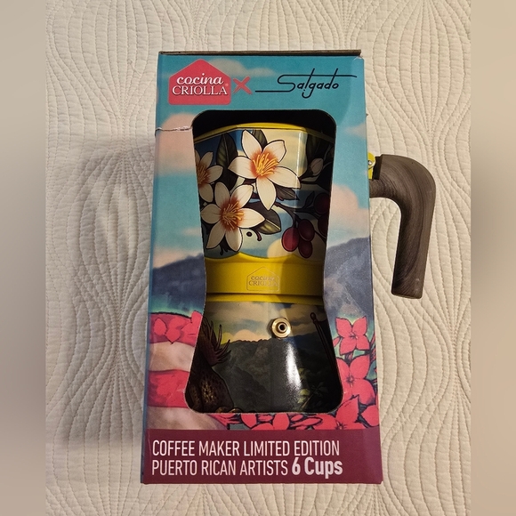Cocina Criolla Other - NIB Cocina Criolla Limited Edition Coffee Pot ( Greca) W/ Juan Salgado Design